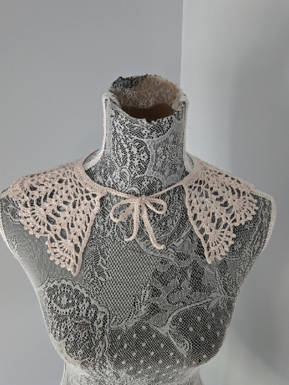 HANDMADE Kids Lace Collar 100% Cotton